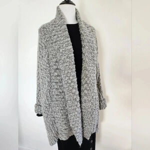 ||LOU&GREY|| sweater, cardigan, baggy, pockets, grey, casual, size small